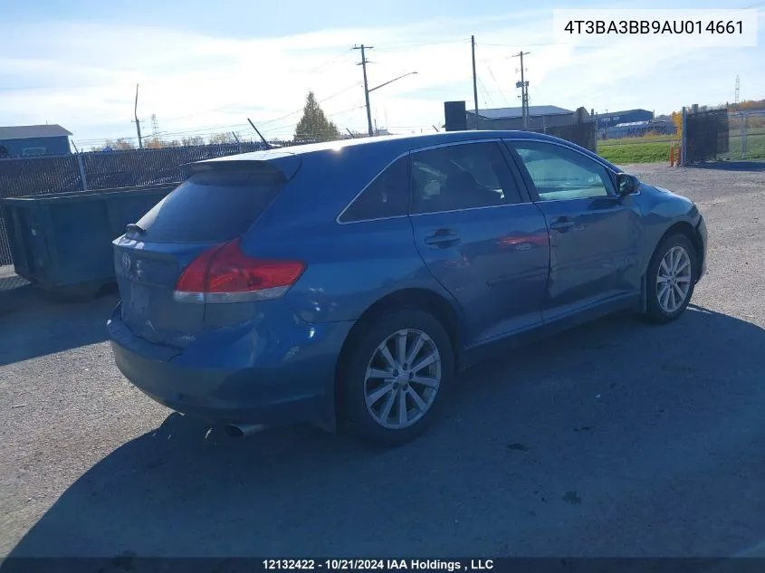 2010 Toyota Venza VIN: 4T3BA3BB9AU014661 Lot: 12132422