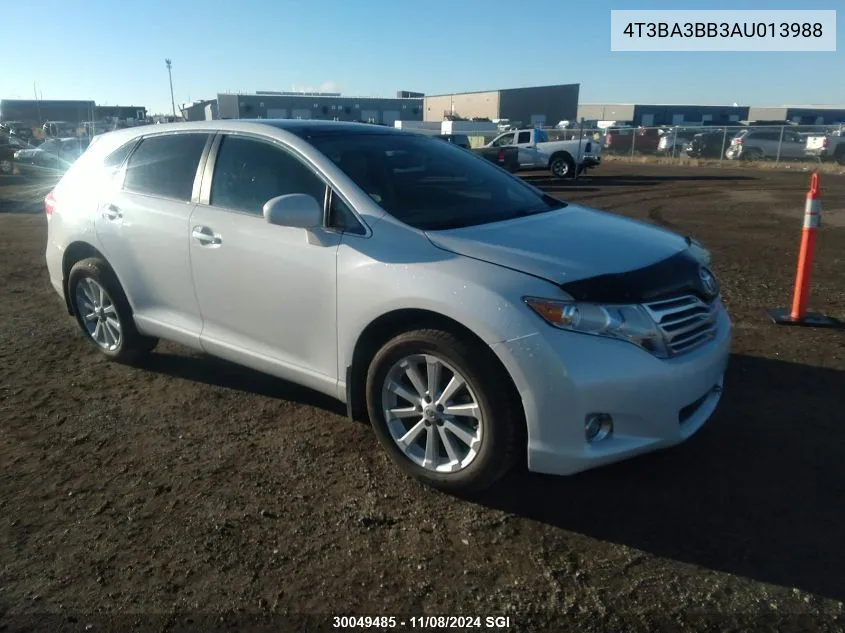 2010 Toyota Venza VIN: 4T3BA3BB3AU013988 Lot: 30049485