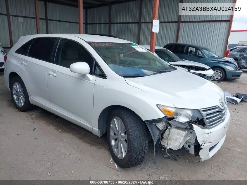 2010 Toyota Venza VIN: 4T3ZA3BBXAU024159 Lot: 39706753