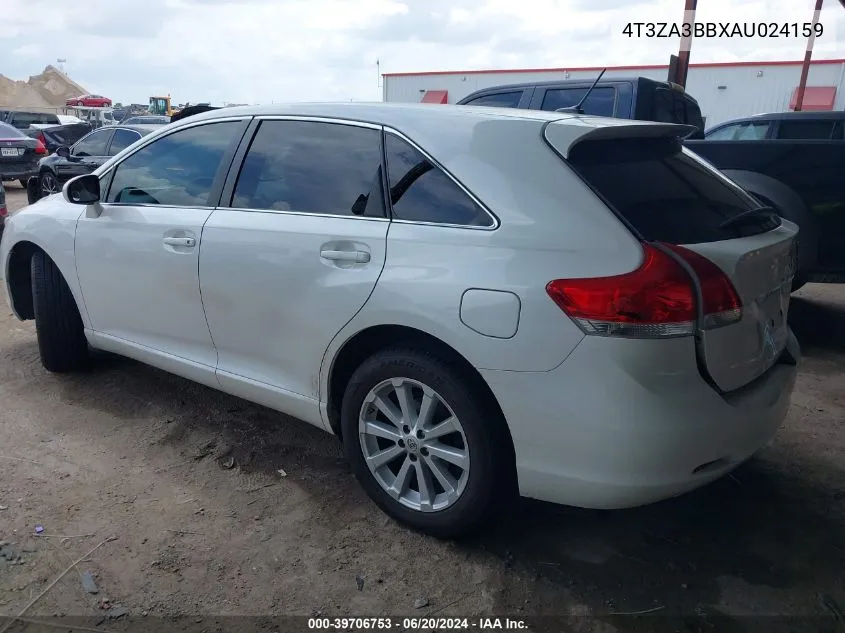 2010 Toyota Venza VIN: 4T3ZA3BBXAU024159 Lot: 39706753