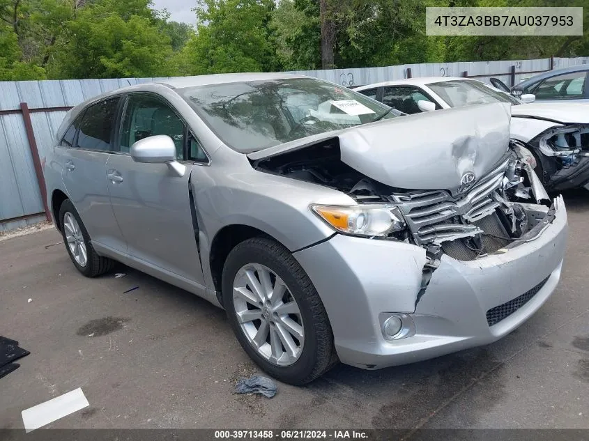 2010 Toyota Venza VIN: 4T3ZA3BB7AU037953 Lot: 39713458