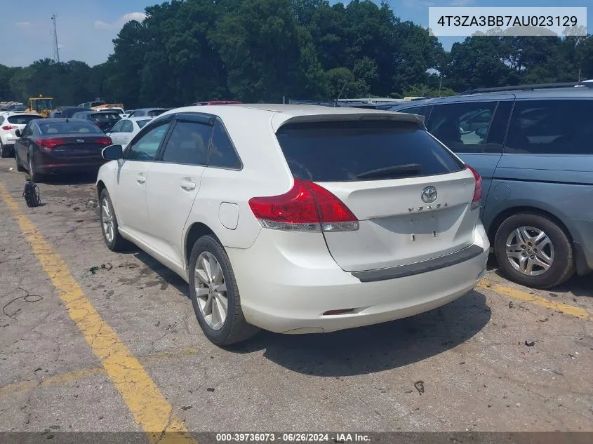 2010 Toyota Venza VIN: 4T3ZA3BB7AU023129 Lot: 39736073