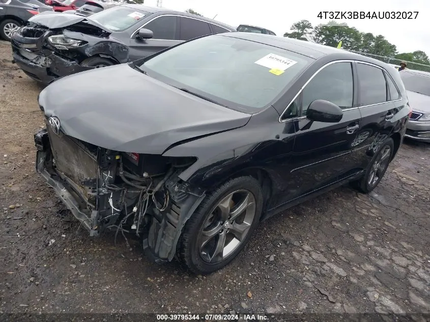 4T3ZK3BB4AU032027 2010 Toyota Venza Base V6