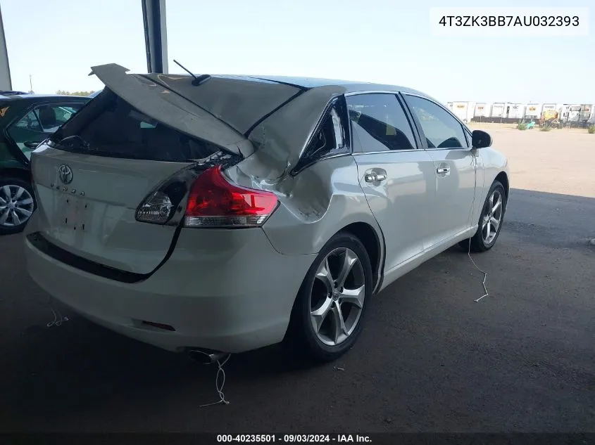 2010 Toyota Venza Base V6 VIN: 4T3ZK3BB7AU032393 Lot: 40235501