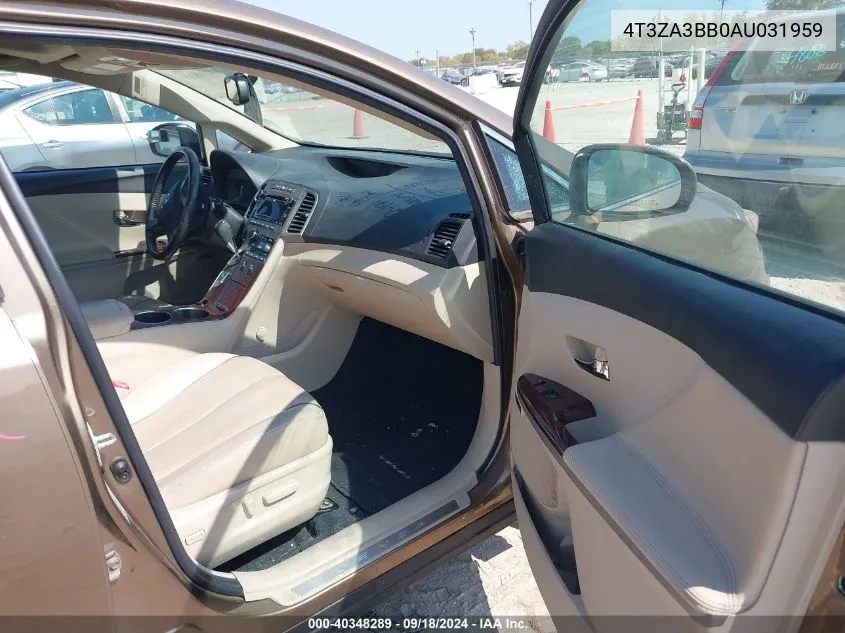 4T3ZA3BB0AU031959 2010 Toyota Venza