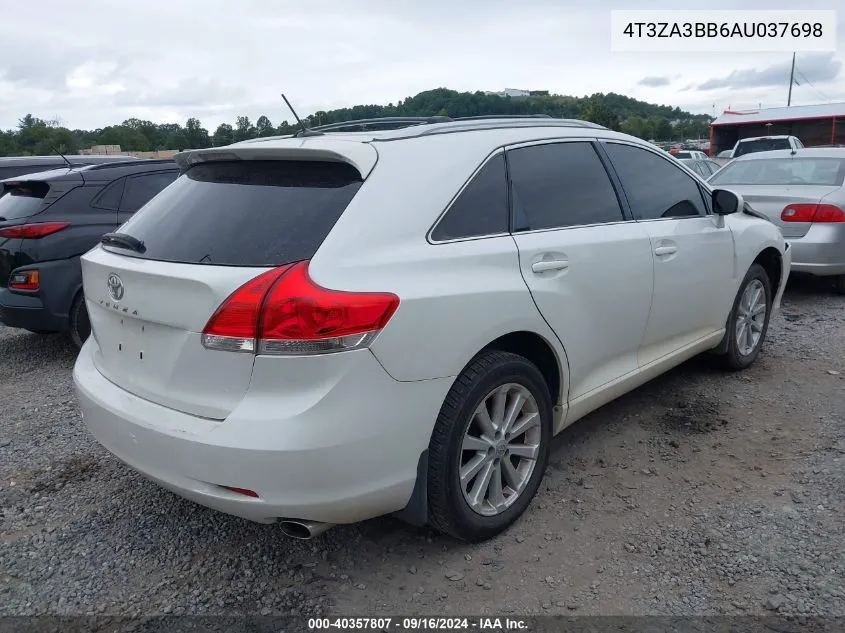 4T3ZA3BB6AU037698 2010 Toyota Venza