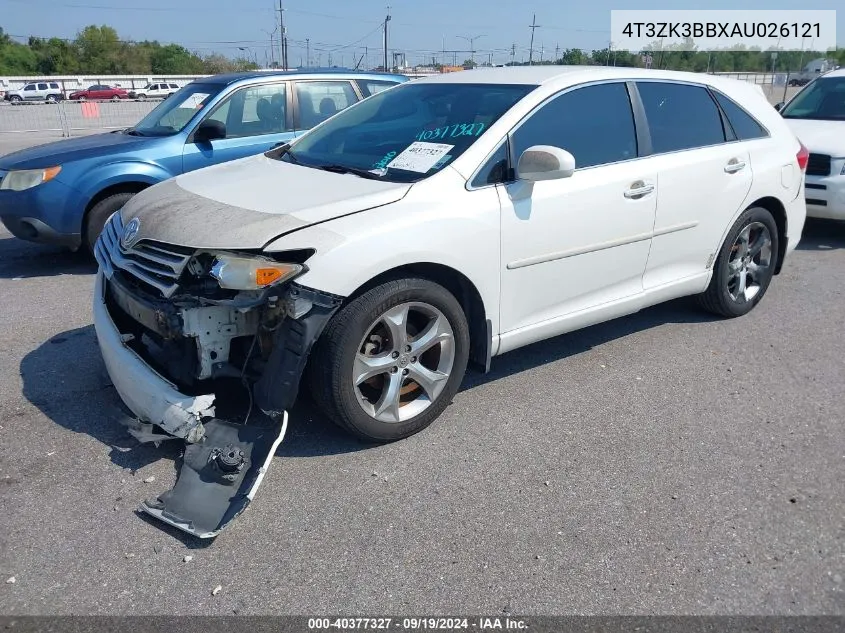 2010 Toyota Venza Base V6 VIN: 4T3ZK3BBXAU026121 Lot: 40377327