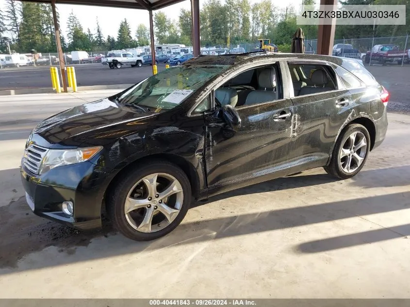 4T3ZK3BBXAU030346 2010 Toyota Venza