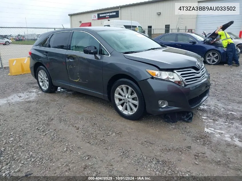 2010 Toyota Venza VIN: 4T3ZA3BB9AU033502 Lot: 40478529