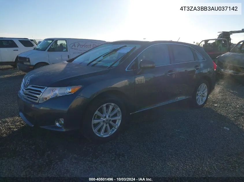 2010 Toyota Venza VIN: 4T3ZA3BB3AU037142 Lot: 40501496