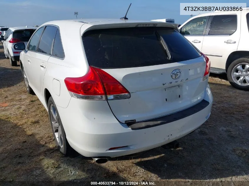 2010 Toyota Venza Base V6 VIN: 4T3ZK3BB7AU033866 Lot: 40533794