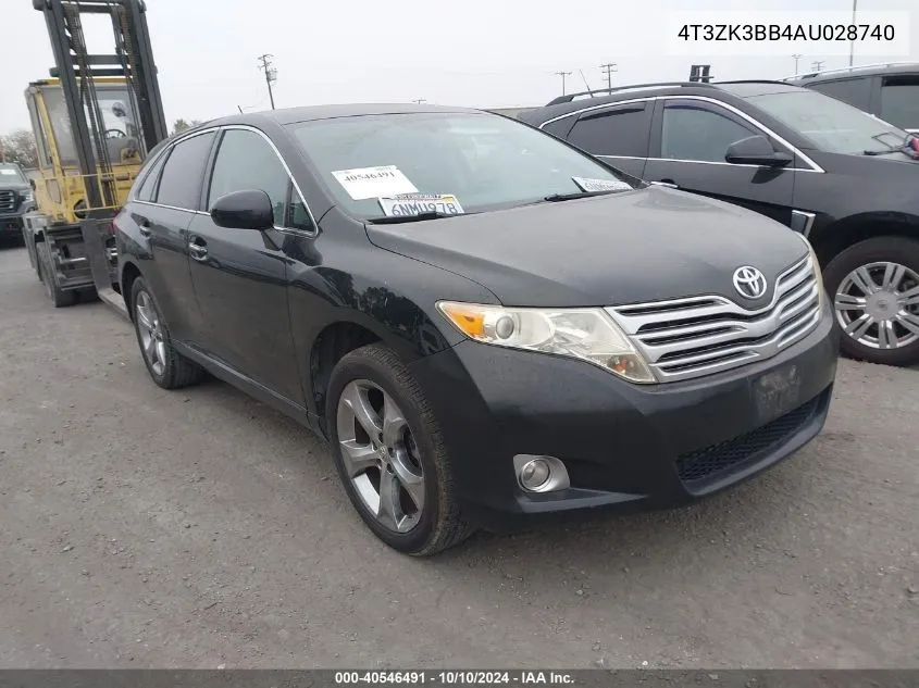 2010 Toyota Venza Base V6 VIN: 4T3ZK3BB4AU028740 Lot: 40546491