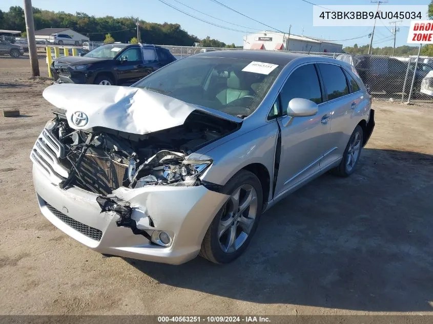 2010 Toyota Venza Base V6 VIN: 4T3BK3BB9AU045034 Lot: 40563251