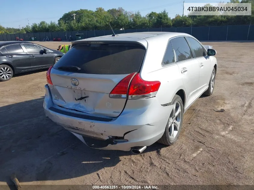 2010 Toyota Venza Base V6 VIN: 4T3BK3BB9AU045034 Lot: 40563251