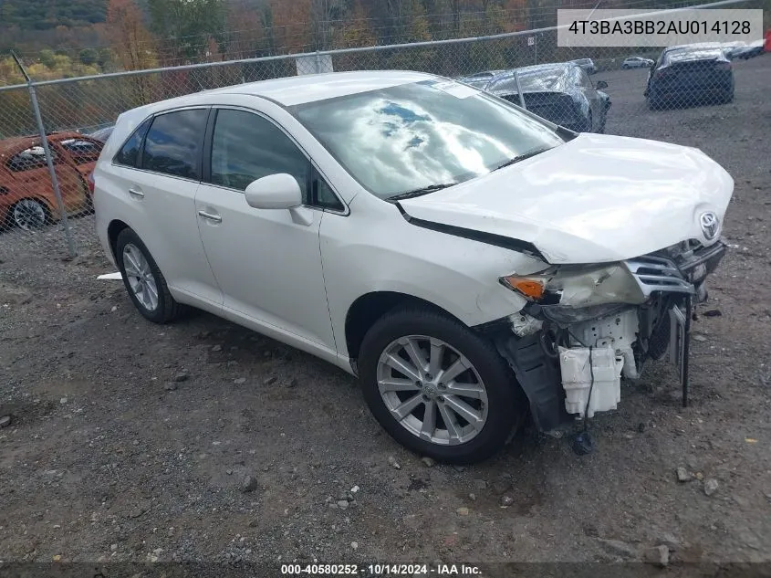 2010 Toyota Venza VIN: 4T3BA3BB2AU014128 Lot: 40580252