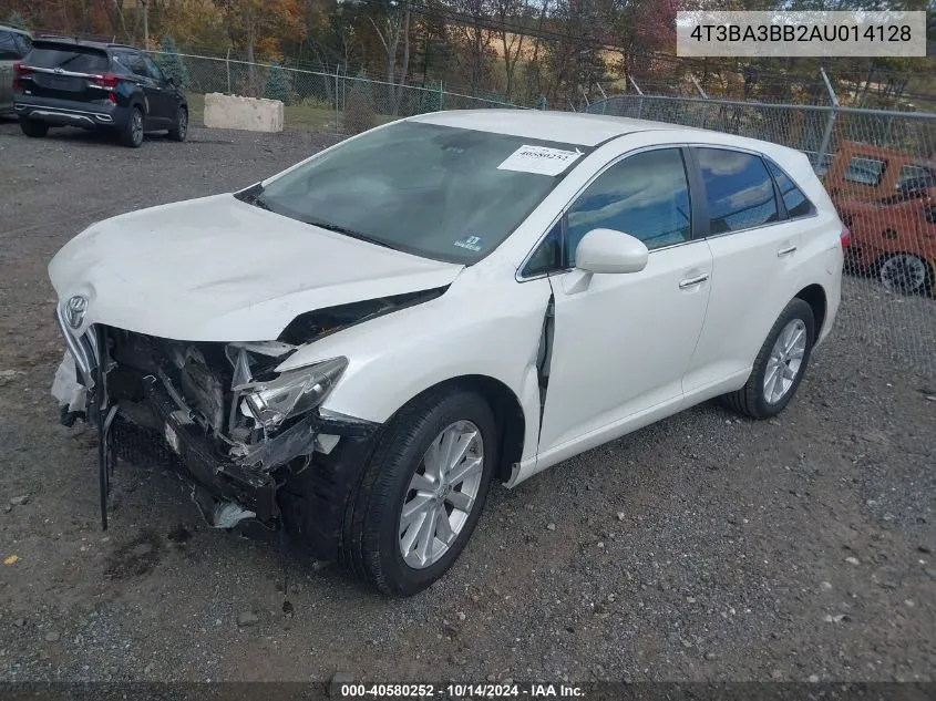 2010 Toyota Venza VIN: 4T3BA3BB2AU014128 Lot: 40580252