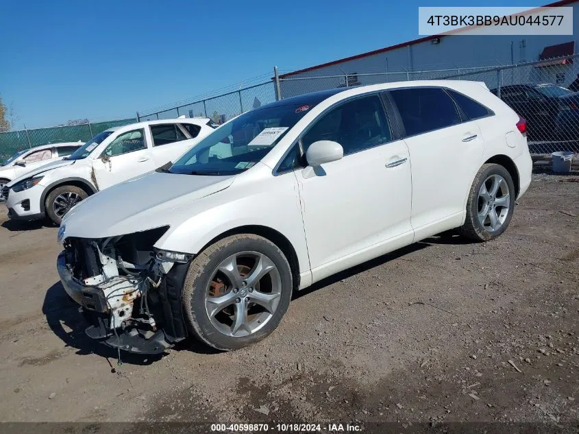 2010 Toyota Venza Base V6 VIN: 4T3BK3BB9AU044577 Lot: 40598870