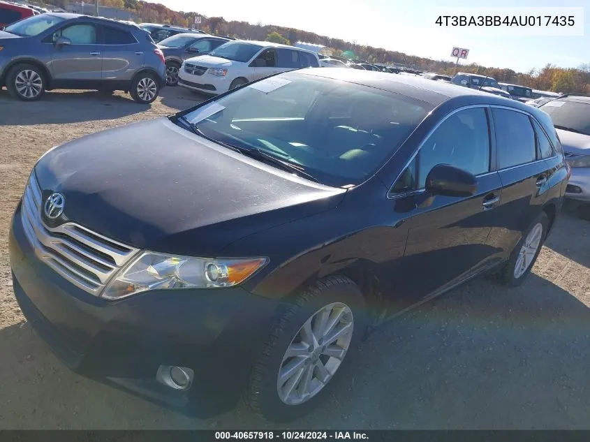 2010 Toyota Venza VIN: 4T3BA3BB4AU017435 Lot: 40657918