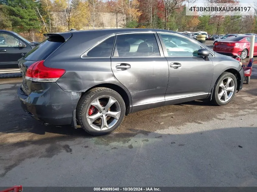 4T3BK3BBXAU044197 2010 Toyota Venza Base V6