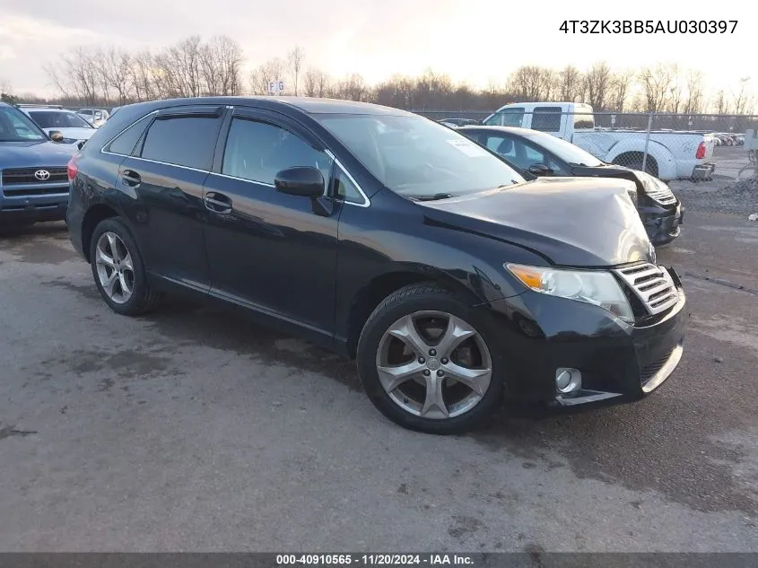 2010 Toyota Venza Base V6 VIN: 4T3ZK3BB5AU030397 Lot: 40910565