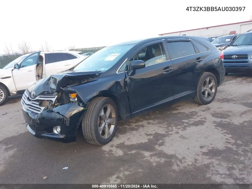 2010 Toyota Venza Base V6 VIN: 4T3ZK3BB5AU030397 Lot: 40910565