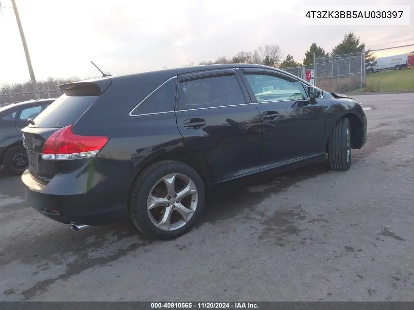 2010 Toyota Venza Base V6 VIN: 4T3ZK3BB5AU030397 Lot: 40910565