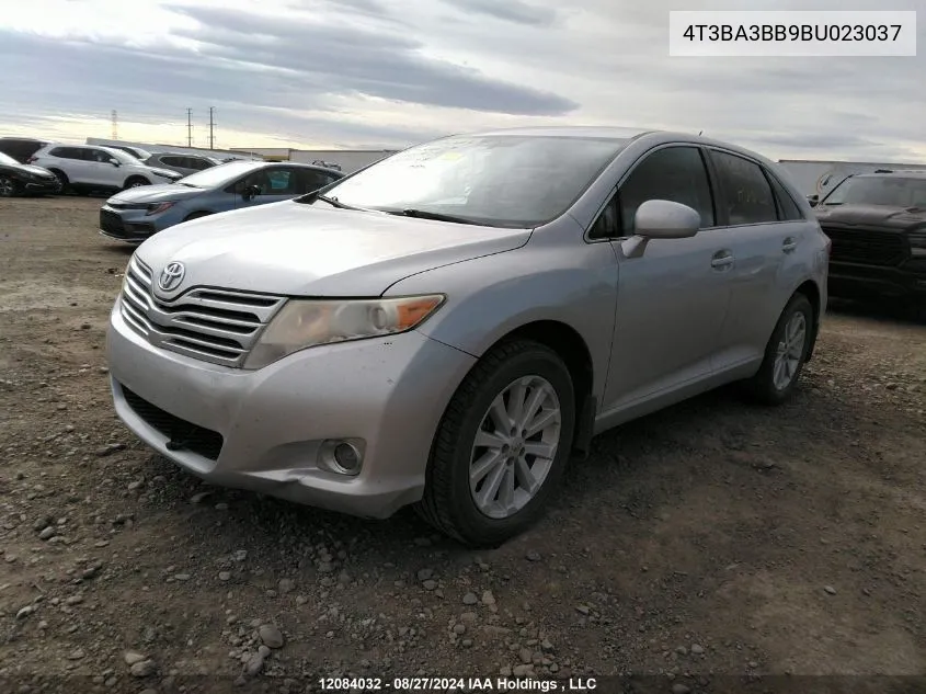 2011 Toyota Venza VIN: 4T3BA3BB9BU023037 Lot: 12084032