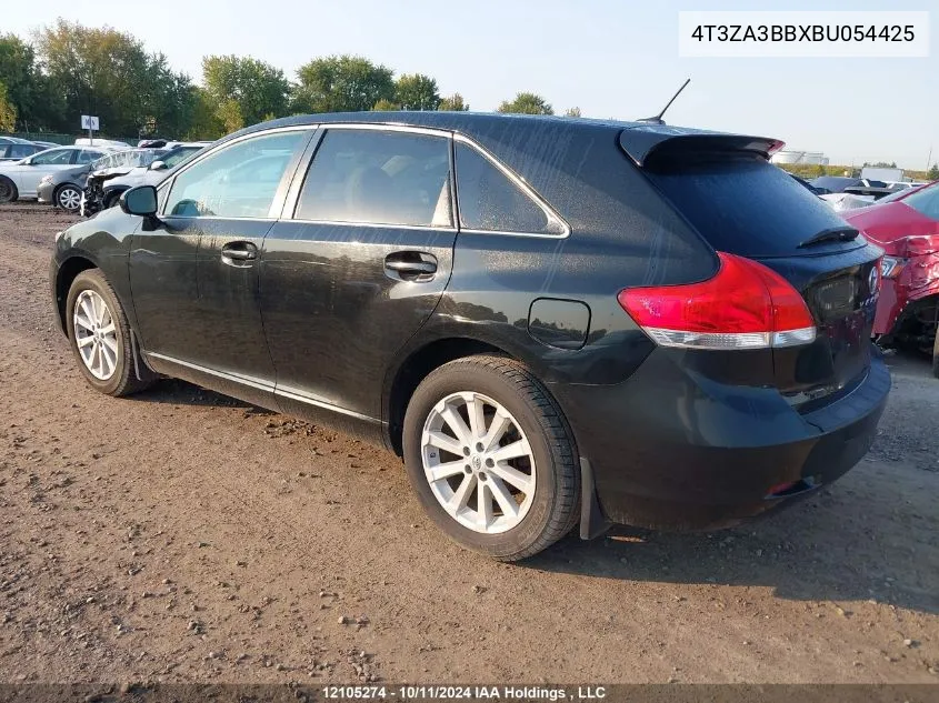 2011 Toyota Venza VIN: 4T3ZA3BBXBU054425 Lot: 12105274