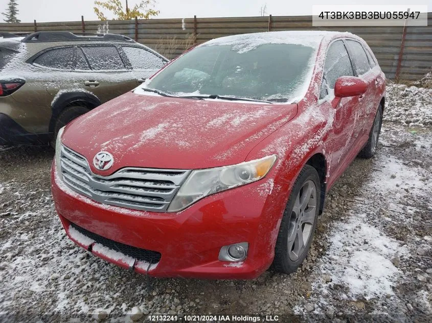 4T3BK3BB3BU055947 2011 Toyota Venza