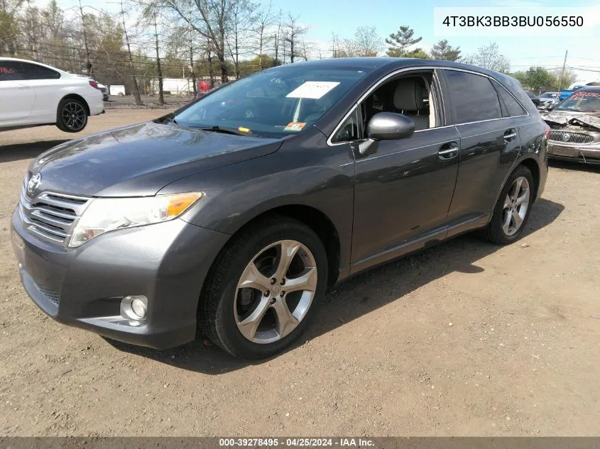 4T3BK3BB3BU056550 2011 Toyota Venza Base V6