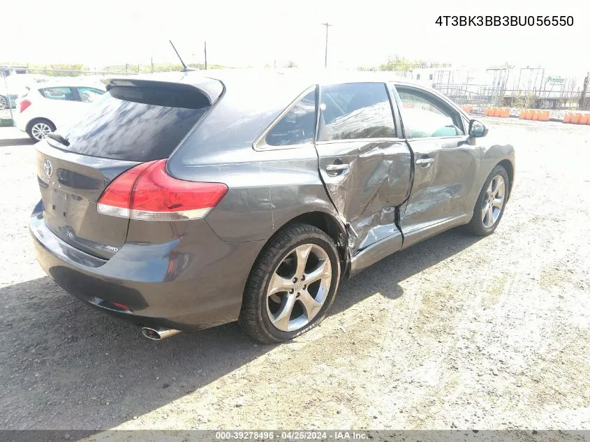 4T3BK3BB3BU056550 2011 Toyota Venza Base V6