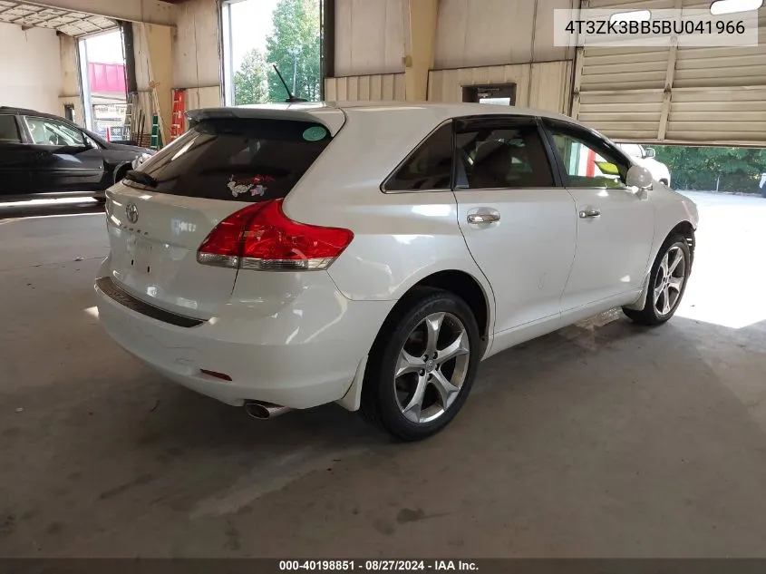 4T3ZK3BB5BU041966 2011 Toyota Venza Base V6