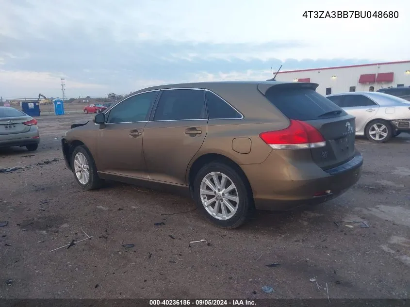 4T3ZA3BB7BU048680 2011 Toyota Venza