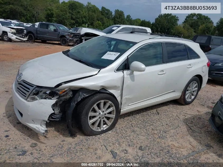 2011 Toyota Venza VIN: 4T3ZA3BB8BU053693 Lot: 40261702