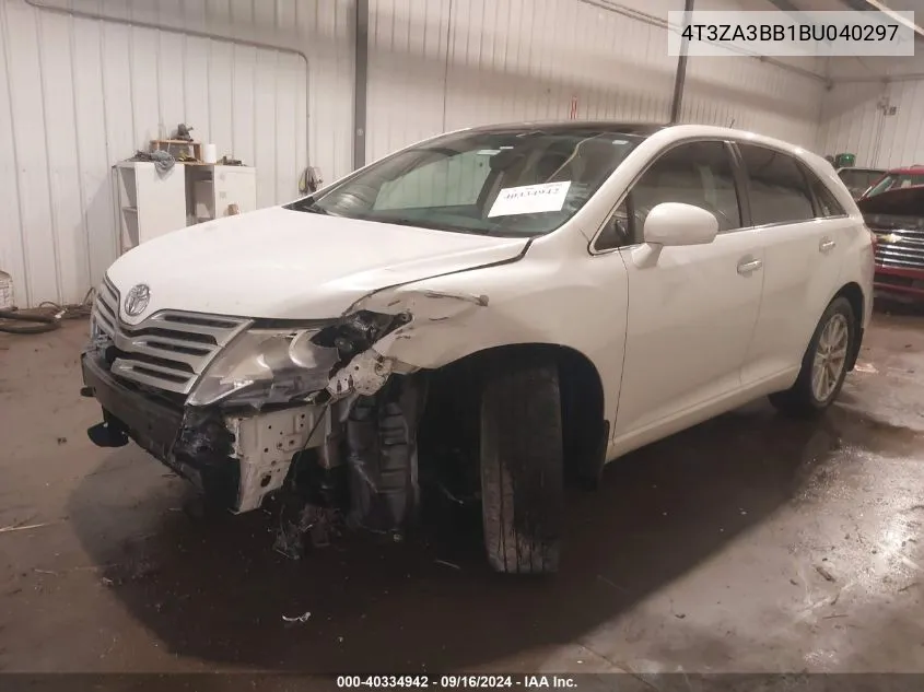 4T3ZA3BB1BU040297 2011 Toyota Venza