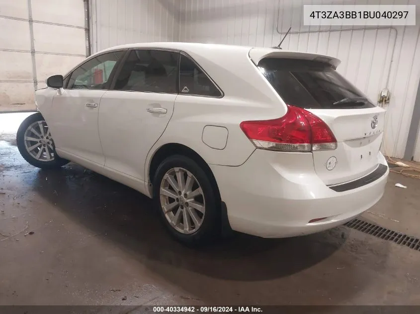 2011 Toyota Venza VIN: 4T3ZA3BB1BU040297 Lot: 40334942