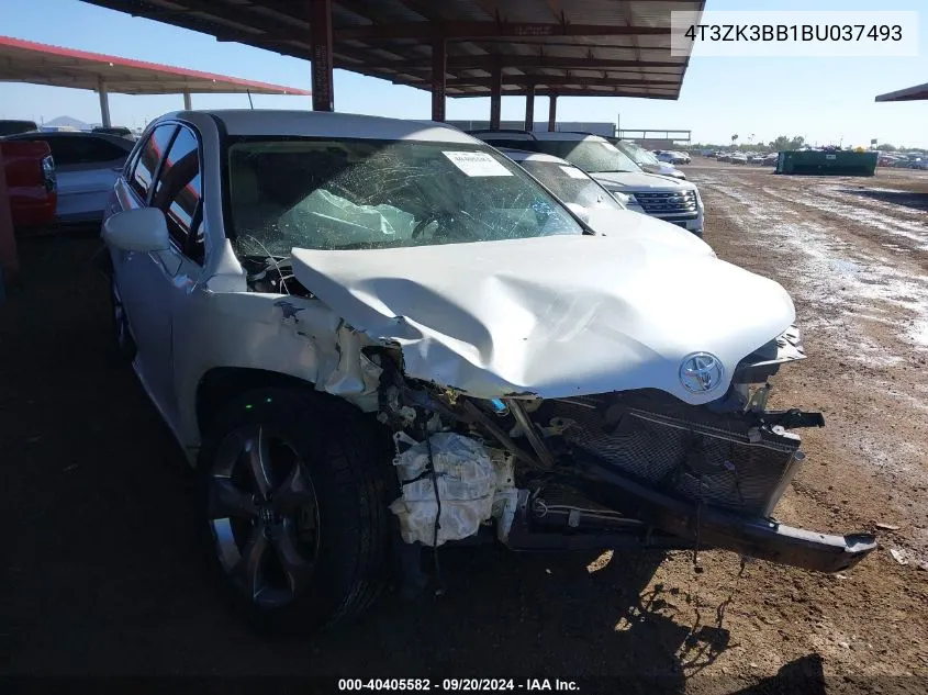 4T3ZK3BB1BU037493 2011 Toyota Venza Base V6