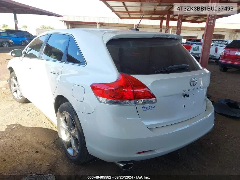 4T3ZK3BB1BU037493 2011 Toyota Venza Base V6