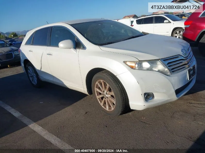 4T3ZA3BBXBU041724 2011 Toyota Venza