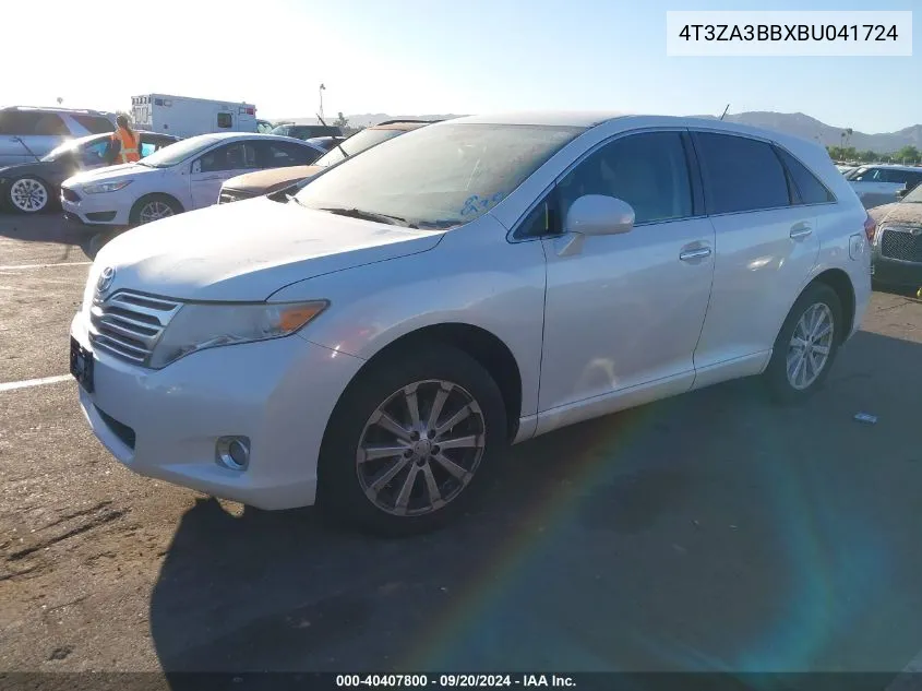 4T3ZA3BBXBU041724 2011 Toyota Venza