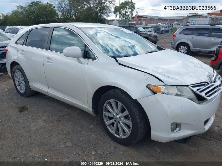 2011 Toyota Venza VIN: 4T3BA3BB3BU023566 Lot: 40440229