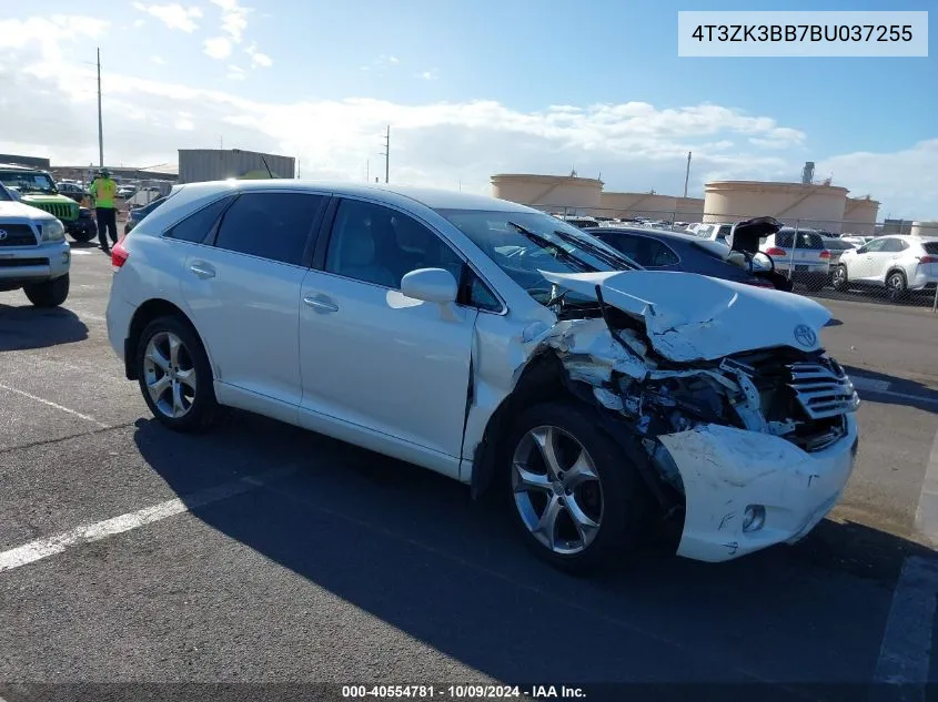 2011 Toyota Venza Base V6 VIN: 4T3ZK3BB7BU037255 Lot: 40554781