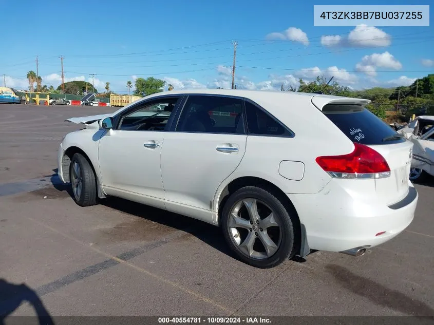 2011 Toyota Venza Base V6 VIN: 4T3ZK3BB7BU037255 Lot: 40554781