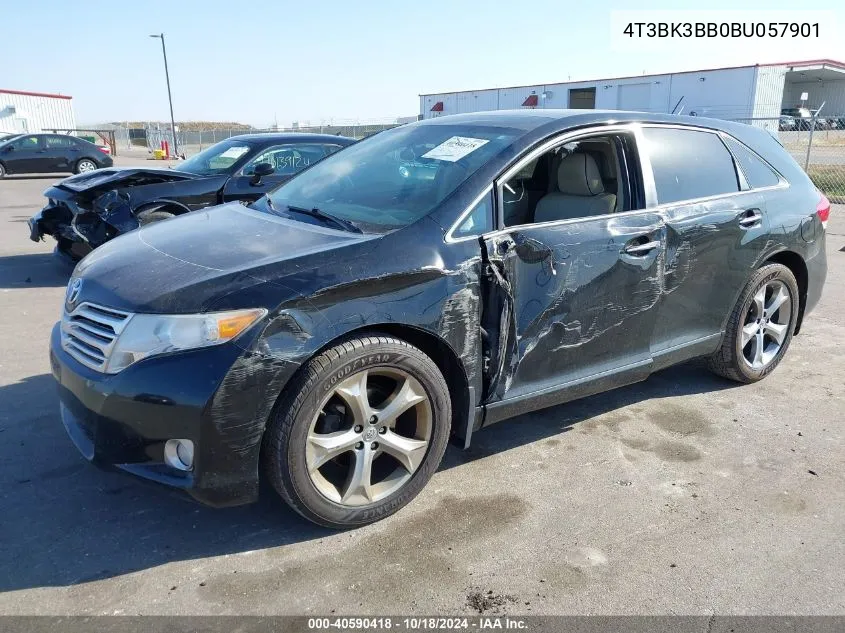 2011 Toyota Venza VIN: 4T3BK3BB0BU057901 Lot: 40590418