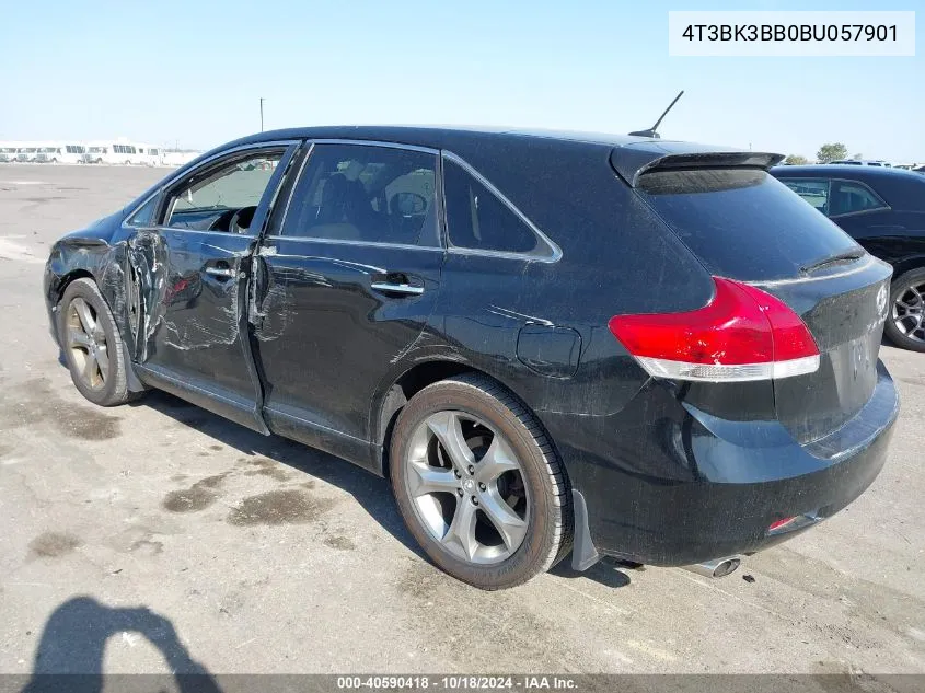 2011 Toyota Venza VIN: 4T3BK3BB0BU057901 Lot: 40590418