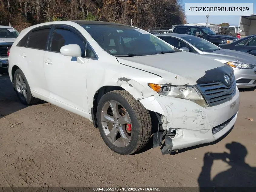 2011 Toyota Venza Base V6 VIN: 4T3ZK3BB9BU034969 Lot: 40655278