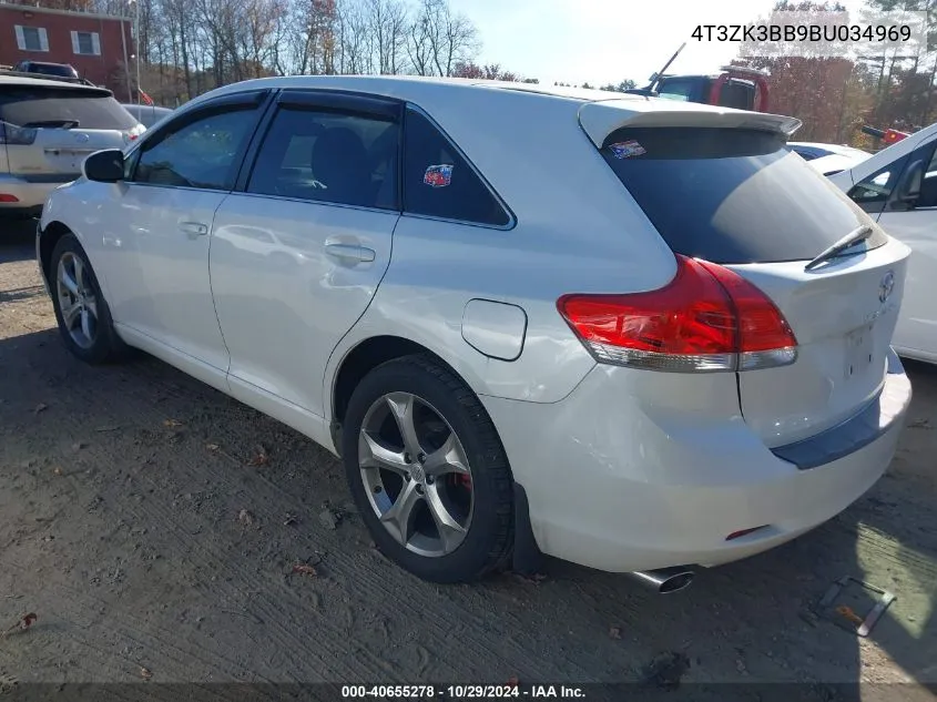 2011 Toyota Venza Base V6 VIN: 4T3ZK3BB9BU034969 Lot: 40655278