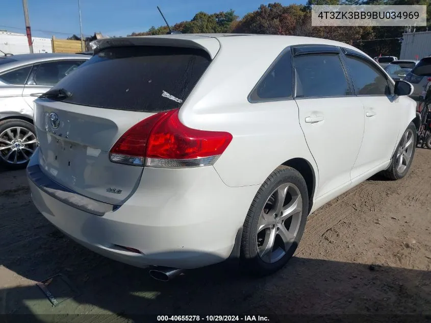 2011 Toyota Venza Base V6 VIN: 4T3ZK3BB9BU034969 Lot: 40655278