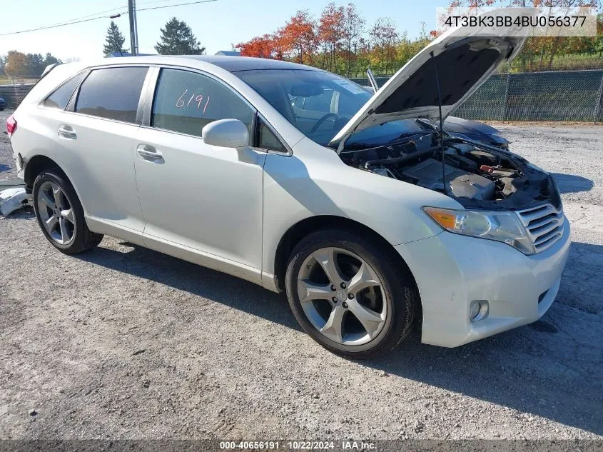 2011 Toyota Venza VIN: 4T3BK3BB4BU056377 Lot: 40656191