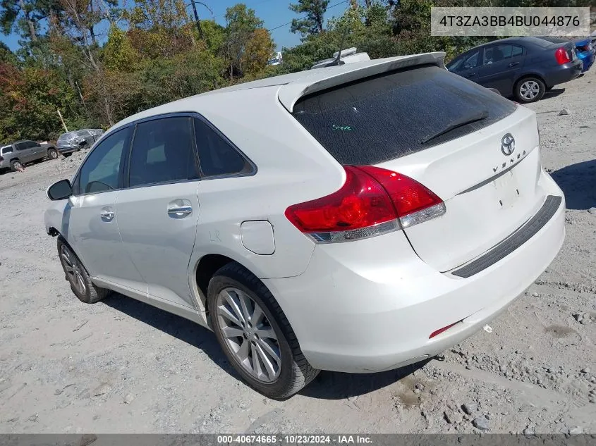 2011 Toyota Venza VIN: 4T3ZA3BB4BU044876 Lot: 40674665